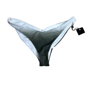 NWT‎ Wildfox Ombre V-Cut Low Rise Cheeky Ruched Bikini Bottoms Swim Small